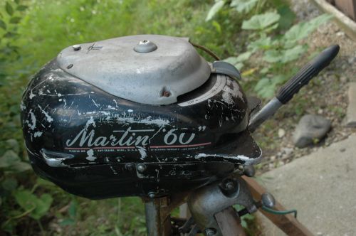 Vintage martin 60 boat motor outboard eau claire wisconsin complete