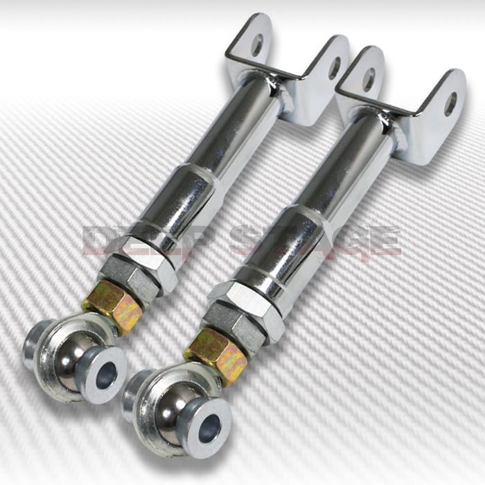 89-98 240sx s13/s14 300zx mild steel rear traction control rods/arms/bars silver