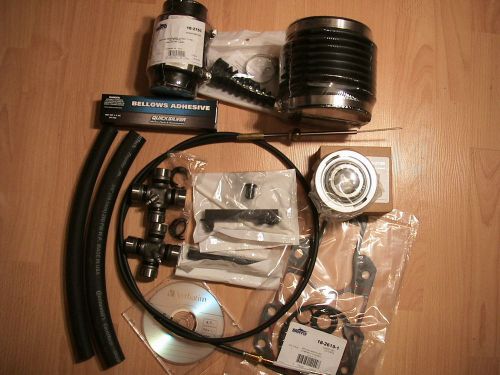 Shift cable and bellow transom repair kit glue mercruiser alpha one 1 + u-joints