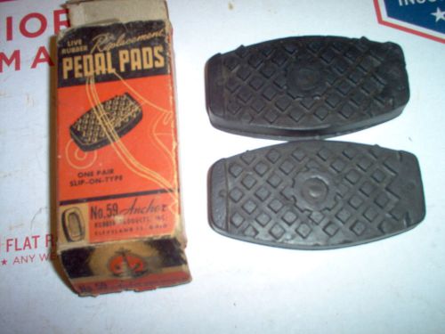 Pedal pads plymouth dodge model a oakland pontiac buick chevrolet chrysler reo