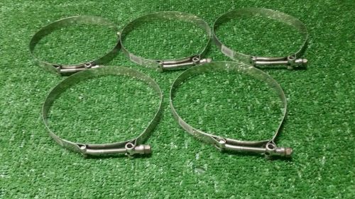 Shields rubber stainless steel marine hose clamps 720-6000 5pc