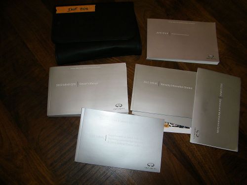 2015 infiniti q70 q 70 owners manual with case and navigation inf206