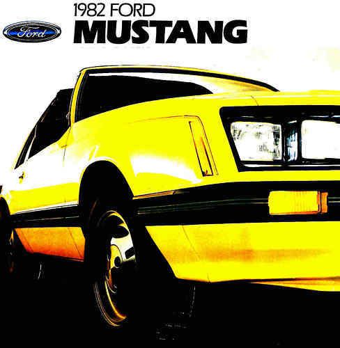 1982 ford mustang brochure -mustang l-gl-mustang glx-mustang gt 5.0l v8