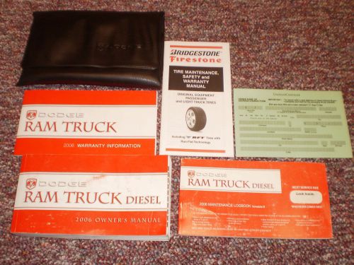 2006 dodge ram 2500 3500 diesel truck owners manual books guide case all models