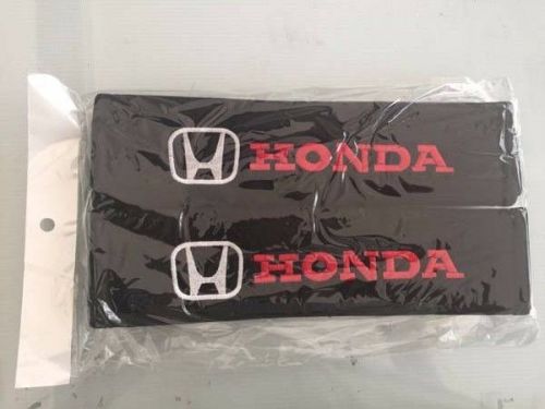 2xpads embroidered seat belts  cushion cover shoulder pads as gift honda