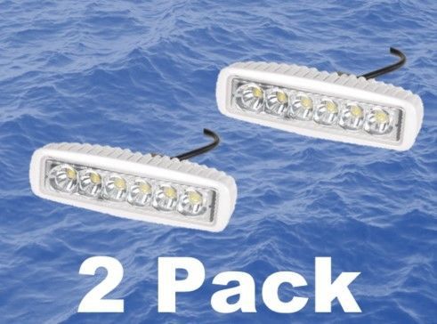Led t-top white marine  lights (set of 2) (flood light)