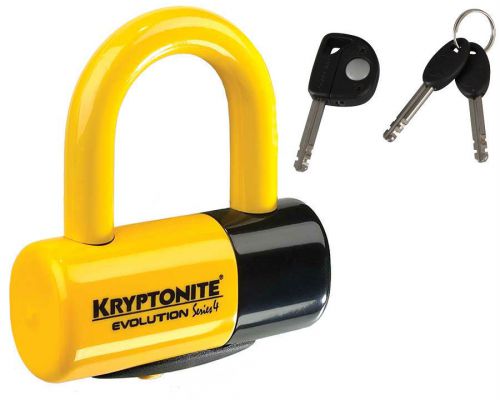 Kryptonite evolution series 4 disc lock yellow (720018-999614)