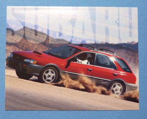 1997 subaru impreza outback sport 1996 legacy dealer sales brochure~original