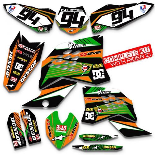 2007 2008 2009 2010 ktm sx sxf 125 250 450 525 graphics kit motocross bike decal