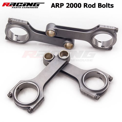 Connecting rod &amp; arp 2000 bolts for honda s2000 f20c 153mm conrod con rods great