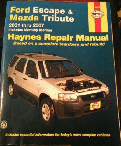 Ford escape mercury mariner manual mazda tribute 2001-2007