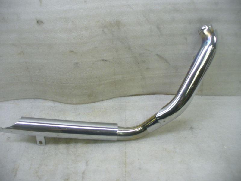 Harley 07-08 dresser touring front exhaust pipe with heat shields.
