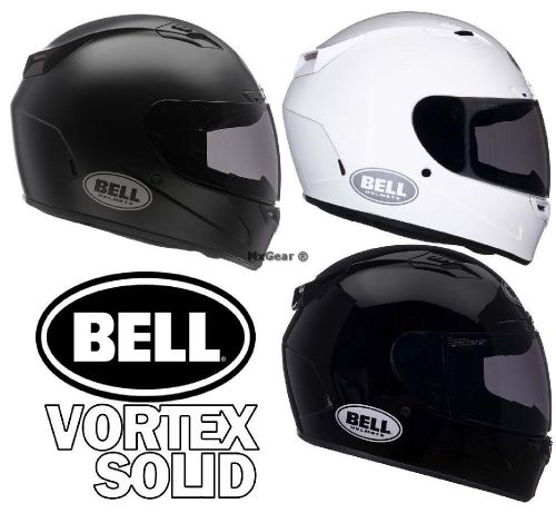Bell vortex solid helmet all colors and sizes motorcycle helmets