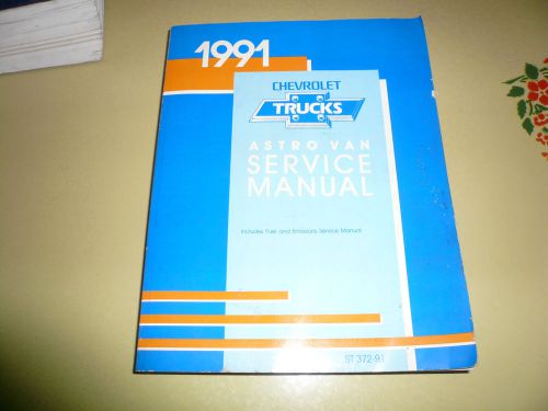 1991 chevrolet astro van service manual st 372-91 factory oem