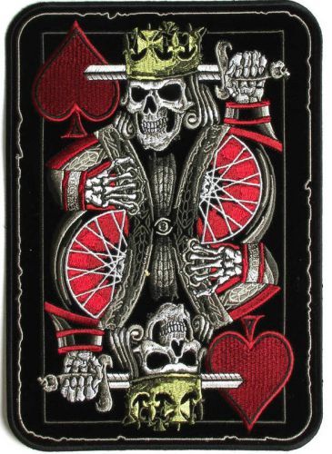 Motorcycle patches - hot leathers suicide king patch 7w x 10h