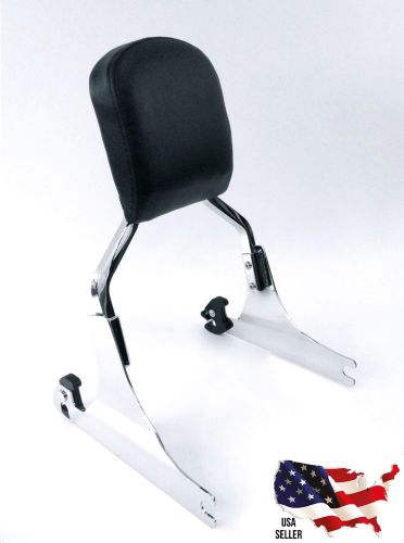 2006-2016 harley davidson softail detachable backrest sissy bar fatboy fat boy s