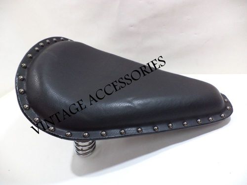 Brand new 100% pure leather both side royal enfield classic customized black