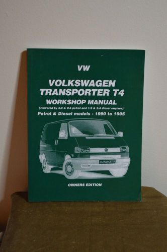 Volkswagen transporter t4 workshop manual isbn:9781855203747