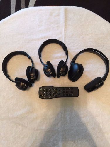 Cadillac escalade dvd headphones headsets and remote control 2007-2013