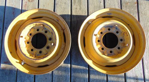 17.5 inch chevrolet gmc napco high clearence wheel pair 1968 1958 60 1970 8 lug