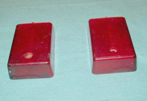 Two tail light lenses ... 1970 moto-ski capri snowmobile