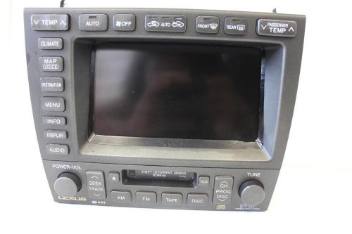 2004 lexus gs430 navigation radio receiver climate control