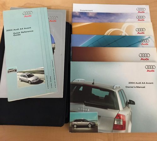 Audi a4 avant 2004 -2008 owners manual handbooks