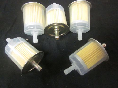 ~ 5 ~ git 5/16&#034; in line fuel gas filters lawn mower tractor car truck suv etc