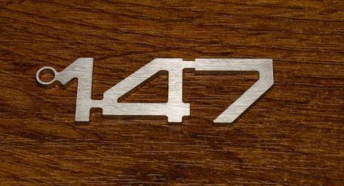 Alfa romeo 147 stainless steel keychain keyring