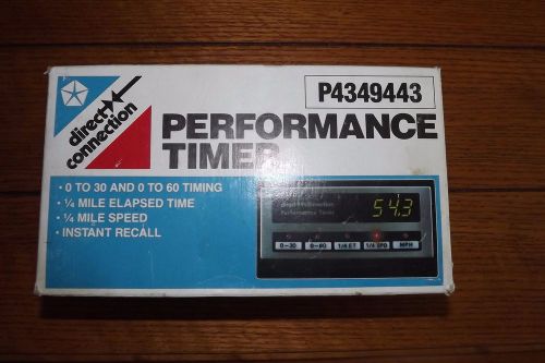 Nos vintage p4349443 mopar direct connection performance timer free shipping