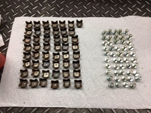 Lot of 49 vintage n.o.s. 3/4&#034; ice claws complete with hardware, fits omc+more