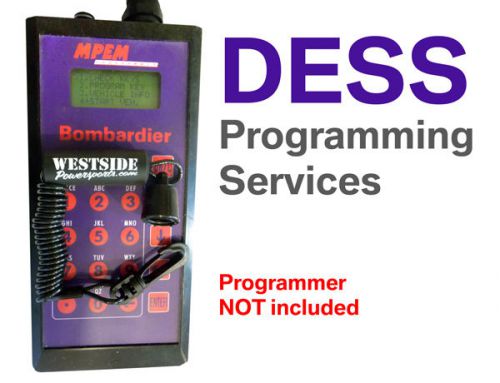 Seadoo dess key programming service for all 2 stroke boats and jetskis mpem