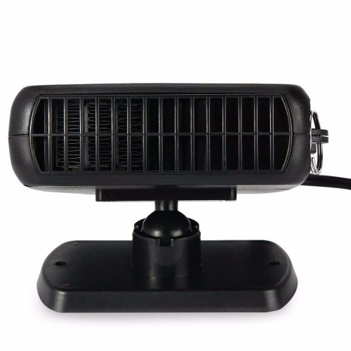 Car heater portable heating fan with swingout handle defroster demister 12v/150w