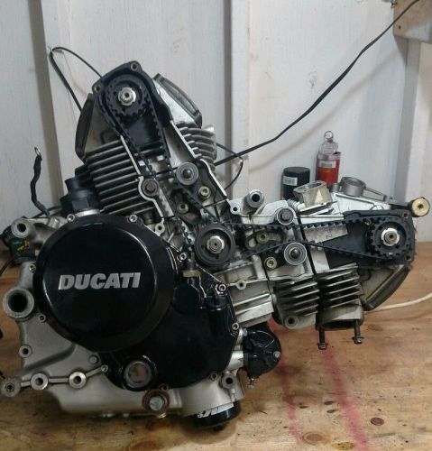 2000 ducati monster 750 grunning motor engine low miles! m750