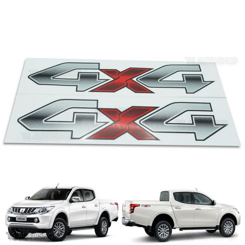 Off road sticker logo 4x4 gray decal for mitsubushi l200 triton 2015 2016 4x4