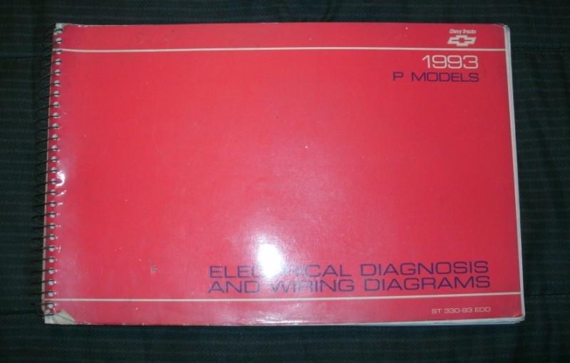 Genuine gm 1993 p models electrical diagnosis & wiring diagrams manual 