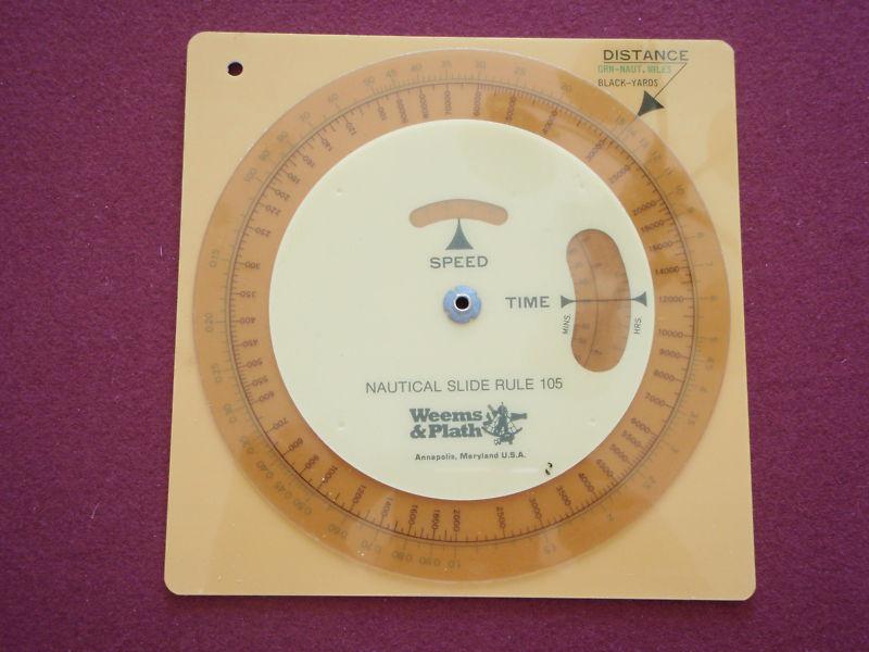 Nautical slide rule 105 weem&plath