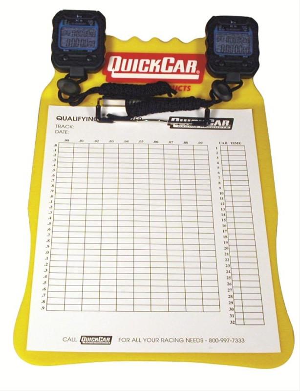 Quickcar 51-053 yellow 505 stop watch clipboards -  qrp51-053