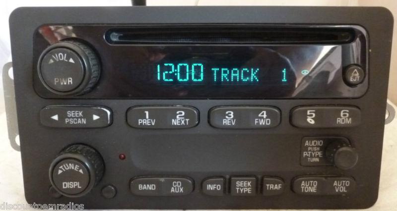 00-05 chevrolet malibu cavalier monte carlo impala radio cd 10346316 *