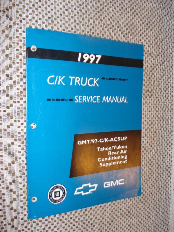 1997 chevy yukon tahoe air conditioning manual book sup