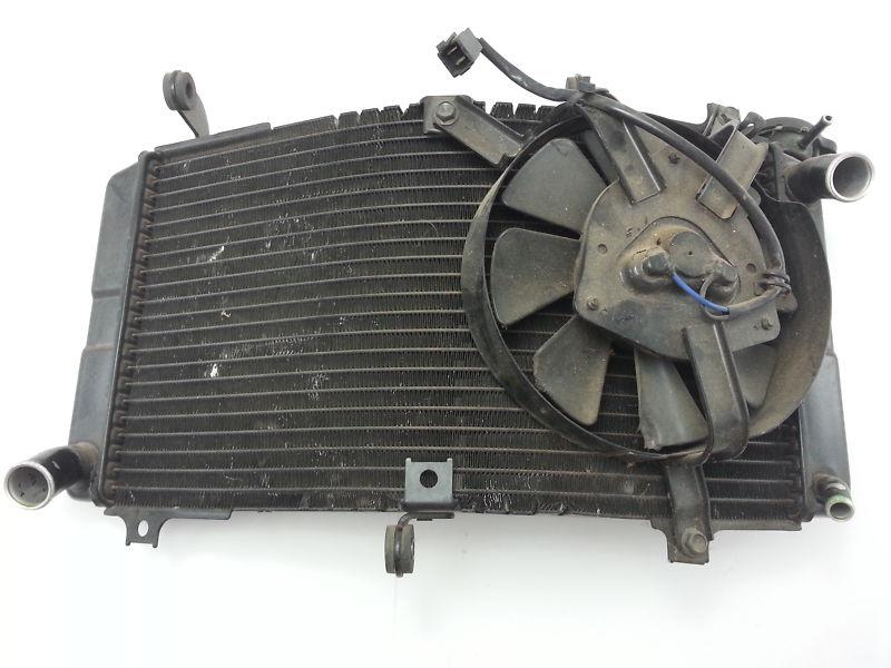 96 97 98 99 00 gsxr 600 / 750 srad radiator engine cooling radiator w/ fan *mint