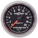 Autometer sport comp ii series-egt gauge, 2-1/16", elec full sweep, 0-2000 3647