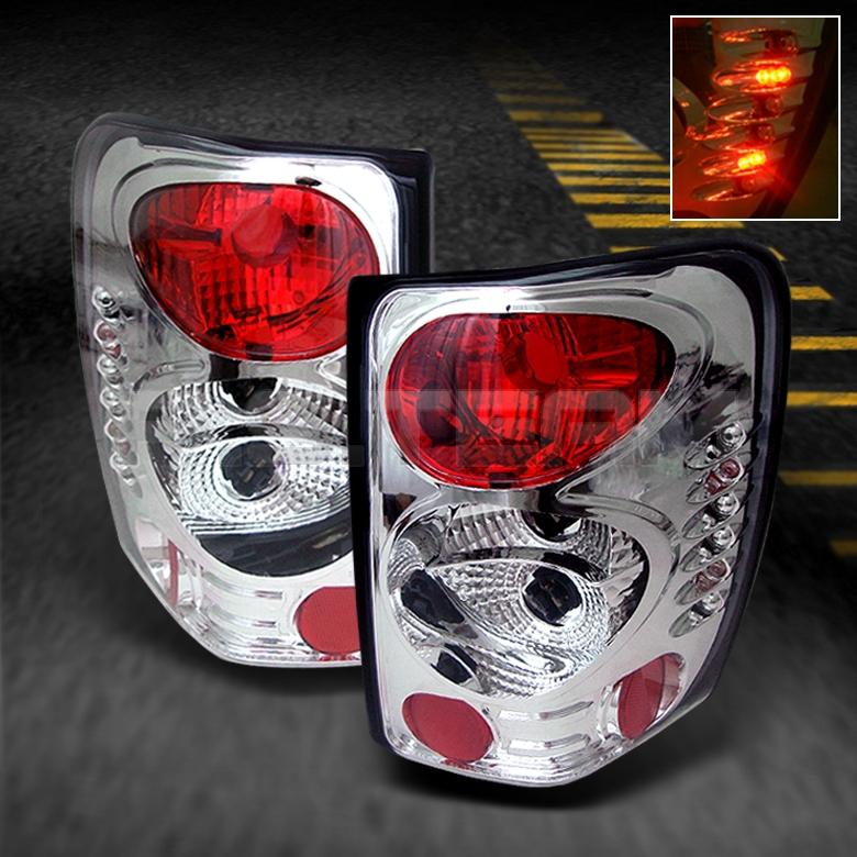 99-04 jeep grand cherokee sport suv clear tail brake lights lamp pair left+right