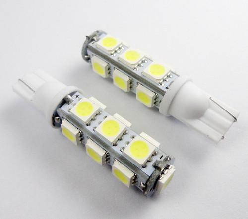 2x bright white 13-smd car led t10 parking light bulbs 921 w5w 917 168 194 #sb5