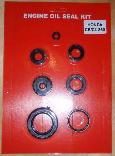 Honda cb360 cl360 cj360 oil seal kit 1974 1975 1976 1977 for motorcycle engine