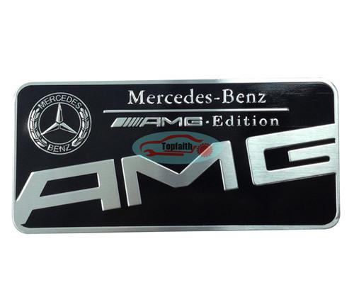 Metal trunk side rear emblem decal badge sticker for amg edition w211 w220 w204