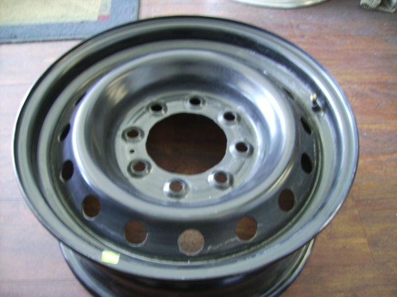Nissan nv 17" factory oem stock black steel 8 lug wheel rim 