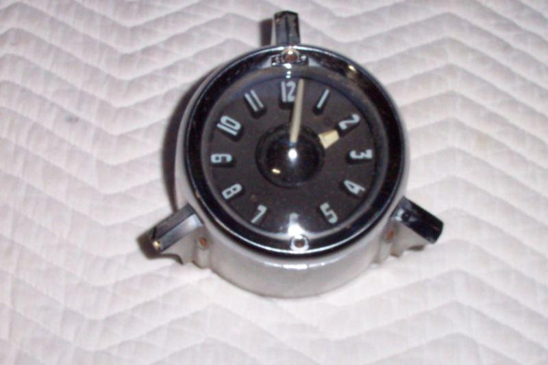 1953 / 1954 pontiac clock genuine gm accessory --lqqk!!