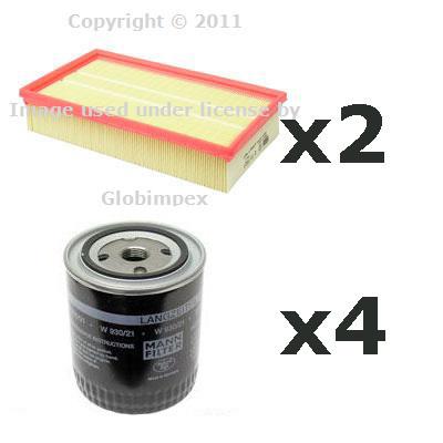 Audi a6 (95-98) oil air filters kit oem new + 1 year warranty