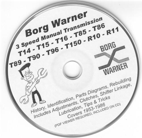 Borg warner r10 t14 t15 t16 t85 t86 t89 t90 t96 t150 